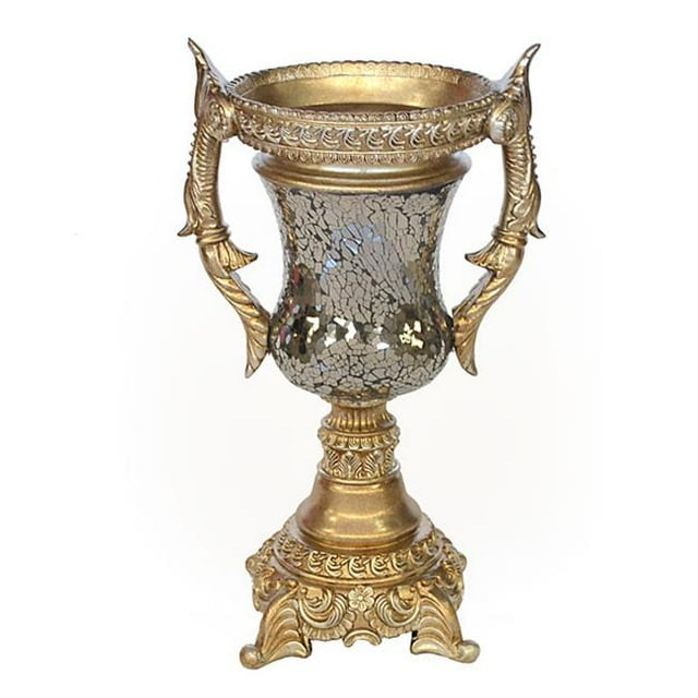 AFD Home 11232368 Mosaic Mirrored Vase, Mirrored