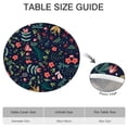 thumbnail image 6 of Pioneer Flower Floral Print Pattern Round Fitted Tablecloth with Elastic Edge,Dining Table Cover Waterproof,Outdoor Round Tablecloth for Camping,Dining,Indoor and Outdoor, 6 of 7