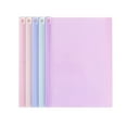 thumbnail image 2 of Lunanne 1 Pack A4 Front Report Covers Plastic Presentation Folders Resume Portfolio Folder Paper Swivel Sliding Bar File Folder For Presentation Document And School Use, 2 of 8