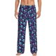 thumbnail image 1 of Balery Skull daisy Gradient Pantalones de pijama para hombre, pijama ultraligero, pantalón de descanso-3X-Large, 1 of 6