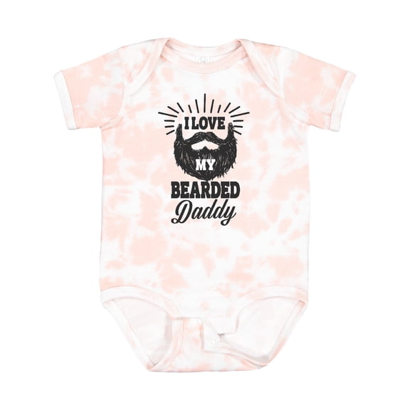 Inktastic I Love My Bearded Daddy Boys or Girls Baby Bodysuit