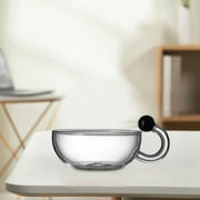 Weloille Teacup 1 Piece, 7.1 Ounce Heat Resistant Porcelain Tea Cup, Lightweight Small Drinking Mug, for Home Office Tea Coffee Beverage Serving
