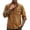 #05 Khaki 【Mix & Match: Choose Your Favorites】, variant on Men's Casual Button Down Shirt Long Sleeve Turndown Collar Solid Polyester Zipper Closure Pockets Daily Work Office Business | Zenithor,Army Green L