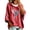 Red, variant on In October We Wear Pink Shirt 3/4 Sleeve Pink Ribbon Breast Cancer Awareness Tops Pink Ribbon Hummingbird Breast Cancer Print Hoodies