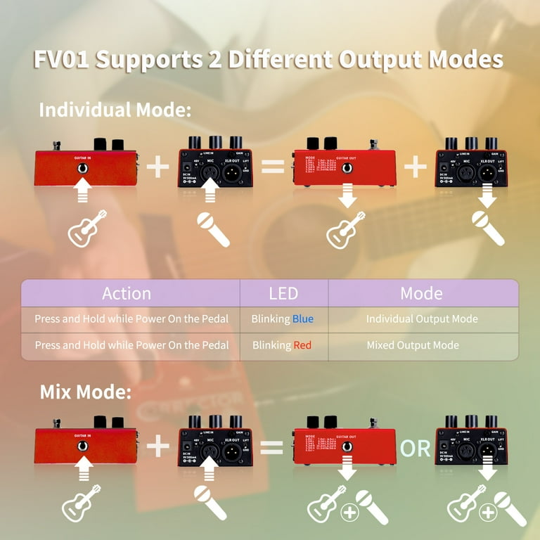 FLAMMA FV01 Electronic Vocal Effects Processor Pitch FLAMMA FV01 Electronic Vocal Effects Processor Pitch