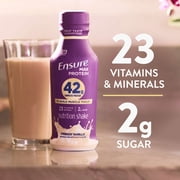 Ensure Max Protein Shake, 42g High Protein, French Vanilla, 14 fl oz, 12 Pack