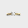 thumbnail image 2 of 4 Carat Stunning Princess Cut IGI Certified Lab Grown Diamond Wedding Ring for Ladies in 10K Yellow Gold | Solitaire Diamond Rings | Size 9 by Diamond-Capitals, 2 of 8