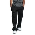 thumbnail image 5 of Springcmy Mens Urban Straight Leg Jogger Fleece Cargo Pocket Sweat Pants, 5 of 5