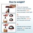 thumbnail image 6 of Travel Inspira Luggage Scale, Digital Luggage Scales, Baggage Scale with Backlit LCD Display,110LB / 50KG, Battery Included (Red), 6 of 10