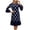 White-Y, variant on Women's Polka Dot Pleated Patchwork Dress Pink XL