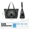thumbnail image 4 of Honeii Black Spiders for Tote Bag with Adjustable Strap,Beach Bag, Waterproof Sandproof Beach Tote Bag, Large Capacity Foldable Beach Bags, 4 of 7