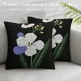 thumbnail image 3 of Qinduosi  Cute Chinchilla Cushion Covers for Adult Grey Cats Throw Pillow Covers Colourful Leaves Floral Pillow Covers Wild Animal Decorative Pillow Covers Reversible Soft  White, 3 of 5