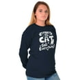 thumbnail image 3 of When I Die the Cat Gets Everything Women Plus Size Long Sleeve Graphic Tee Brisco Brands 3X, 3 of 5