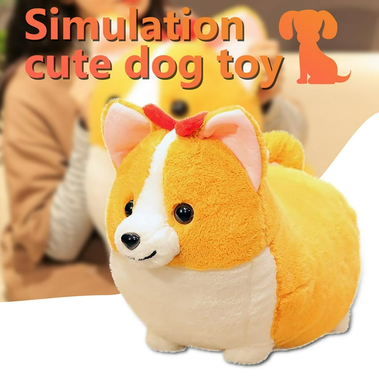 Cute Short legged Corgi Doll Ornaments Fat Corgi Plush toy Pillow