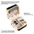 thumbnail image 2 of Crow Travel Portable Decorative Box - Square Jewelry Storage and Organizer Box for Rings, Earrings, Necklaces, and Bracelets - Suitable for Girls and Women - Necklace Organizer Box, 2 of 6