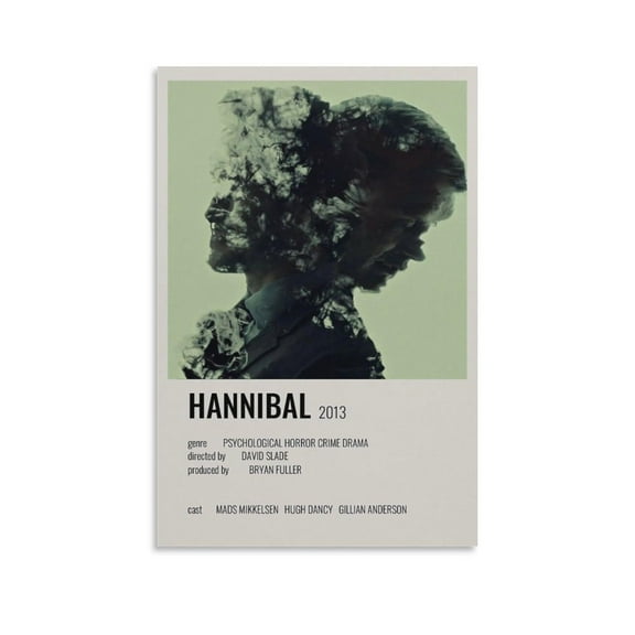 Hannibal Series TV Drama Canvas Poster Canvas Art Poster And Wall Art Picture Print Modern Family Bedroom Decor Posters