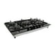 thumbnail image 2 of Parrilla de cocina empotrable gas natural y gas LP SUPRA Parrilla 5Q-PG-76 empotrable 76 cm Negro, 2 of 4