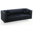 thumbnail image 5 of Glory Furniture Pompano Velvet Sofa in Black, 5 of 8