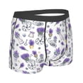 thumbnail image 3 of Bingfone Lavender Bicycle Men's Underwear - Casual Stretch Boxer Briefs-Medium, 3 of 9