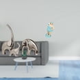 thumbnail image 2 of Estatua de elefante,Estatuas de elefantes de cerámica,figuras de elefantes,decoración,Decoración del hogar Familia Elefantes Estatuas Esculturas,Figura de dama en traje de baño,Figura de, 2 of 8