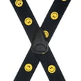 thumbnail image 2 of SuspenderStore Happy Face Suspenders - 1.5-Inch Wide Elastic - Clip - 3 Sizes, 2 of 6