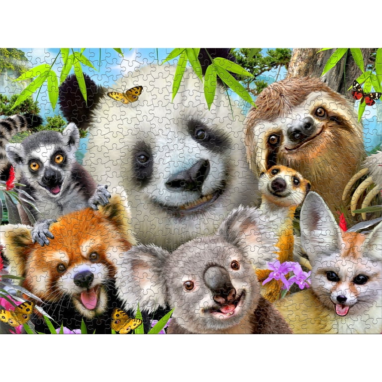 Ceaco 500 Piece Panda and Friends Selfies (Howard Robinson