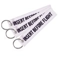 thumbnail image 4 of SPRING PARK Keyring Key Print Embroidery Tag Holder for Motorcycles Cars Key Chain Gift, 4 of 7