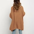 thumbnail image 3 of HAPIMO Stylish Cable Knit Dual Pocket Cardigan Long Ankle Length Floor Length Trending Maxi Cardigans for Women Teen Girls Clothes Brown M, 3 of 7