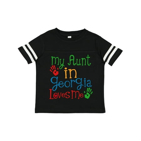 

Inktastic My Aunt in Georgia Loves Me Gift Toddler Boy or Toddler Girl T-Shirt