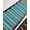 Green, variant on Blue Ombre Stripe Stair Treads for Wooden Steps Indoor Runner Rug Carpet, Farmhouse Striped Modern Abstract Art 4 Pieces Peel and Stick Staircase Step Treads Covers Washable Throw Door Mats, 30"x8"