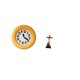 thumbnail image 5 of Reloj De Pared Silencioso Contemporáneo Con Escultura Religiosa De Jesús Y Estatua De La Virgen María Para Decoración De Mesa En Dormitorio, Cocina, Comedor., 5 of 8