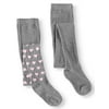 Limited Too Girls Tights, 2 Pack Fashion Sweater Stockings (Little Girls & Big Girls)