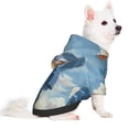 thumbnail image 2 of Xecao Dog Angel Ascension Pattern Sweatshirts Winter Pet Dog Hoodie Puppy Coat Dog Sweaters Dog Clothes with Hat Dog Clothes Costume Outfit,Small Pets Wear-Small, 2 of 7