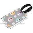 thumbnail image 4 of Balery Cute Geese Print Durable Luggage Tags with Secure Strap, Personalized Travel ID Tags for Suitcases, Bags, and Backpacks - Easy Identification for Men and Women, 4 of 8
