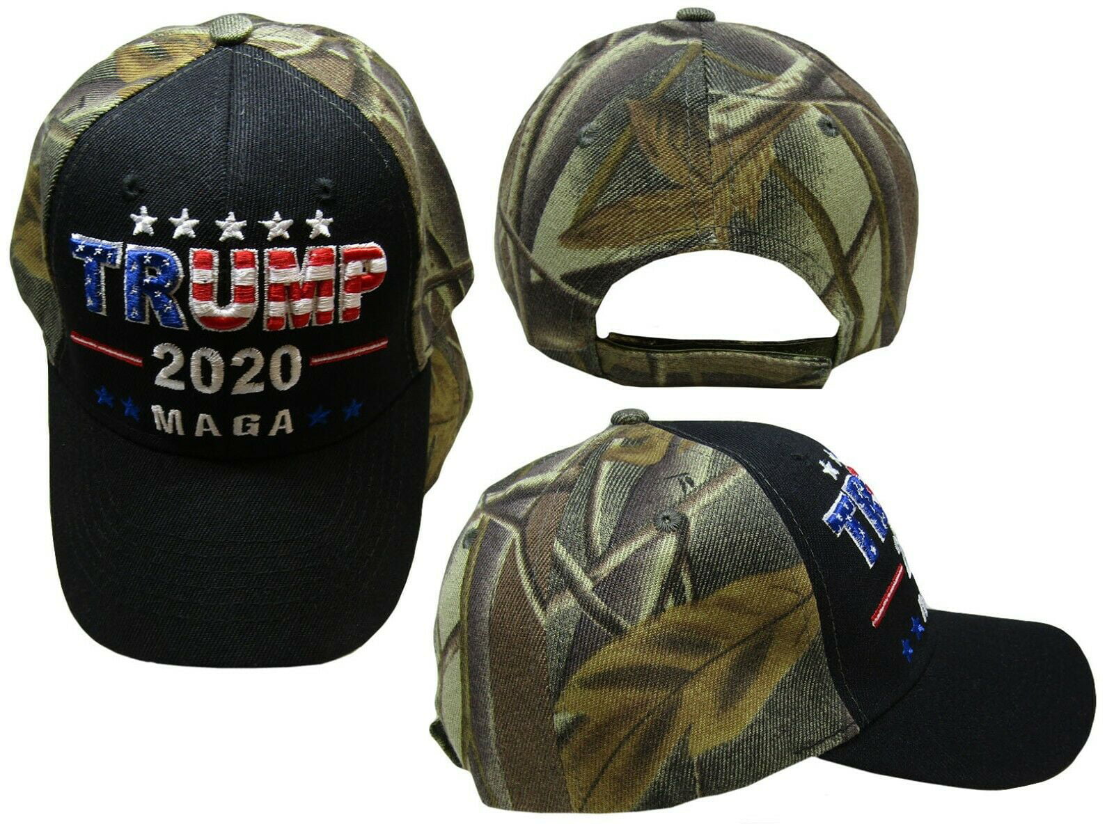 Lot of 2 EFCO Chainsaw Camouflage Camo Hunting Baseball Caps Hats NWOT 