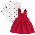thumbnail image 1 of Conjunto de ropa para bebé niña, vestido para recién nacida, mono de flores de manga larga, mono de pana, conjuntos para bebé, 1 of 5