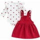 thumbnail image 1 of Conjunto de ropa para bebé niña, vestido para recién nacida, mono de flores de manga larga, mono de pana, conjuntos para bebé, 1 of 5