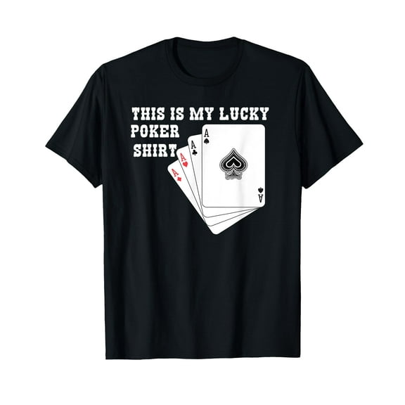 This Is My Lucky Poker Shirt Funny Shirt For Poker Night T-Shirt