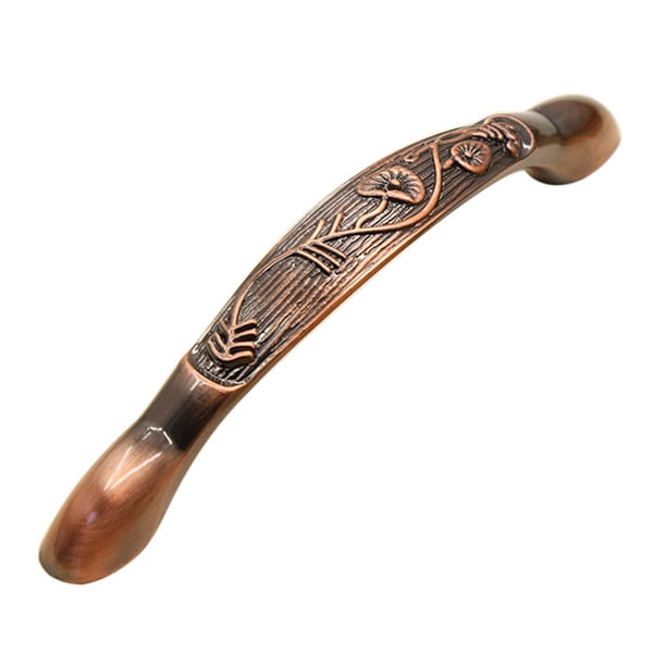 Tirador de manija de hardware de pequeña sala de vintage, perilla de puerta de muebles de resistencia, tamaño múltiple, múltiple para d 2802 红 古铜 -128