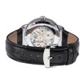 thumbnail image 3 of FORSINING Mens Skeleton Automatic Mechanical Watch Black Leather Strap Analog Gift Luxury, 3 of 7