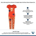 thumbnail image 5 of Not a Morning Person  Pumpkin Spice Short Sleeve Pajama Set (Women), 5 of 5