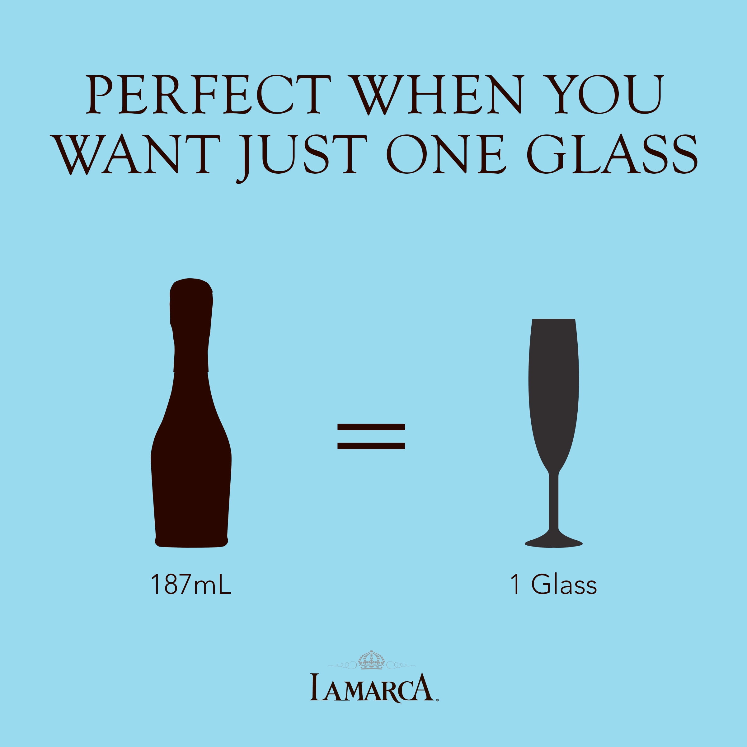 La Marca Prosecco Sparkling White Wine, 187ml Bottle