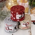thumbnail image 5 of 2025 Christmas Ribbon Decoration, Snowman Pattern Holiday Ribbon for Indoor Outdoor Christmas Tree Garland, Gift Wrapping, Bowknot Crafts, and Nightmare Before Christmas Home Décor, 5 of 5
