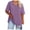 Purple, variant on vigerkar Women's Oversized T Shirts V Neck Tees Summer Half Sleeve Casual Comfy Cozy Cotton Tunic Tops Plus Size 2025 White, 5XL