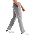 thumbnail image 3 of Dresfit Golf Sweatpants Men Baggy Big and Tall Dress Pants 2026 Casual Lounge Uncuffed Chinos Sweat Pants Straight Leg Bussiness Trousers Light Gray S, 3 of 7