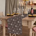 thumbnail image 2 of Table Runners 120 Inches Long Dress Scarves, Brown Daisy Farmhouse Coffee/Dining/Kitchen Table Runner for Living Room, Modern Farmhouse Chrysanthemum Floral 13x120 Inch, 2 of 9