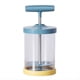 thumbnail image 1 of Batidora Manual de Plástico para Crema , Dispensador de Crema para Decorar Pasteles, Aderezos y Bebidas Espumosas, Color Azul., 1 of 5