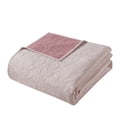 thumbnail image 7 of Mainstays Mink Lilac Medallion Polyester Quilt, Full/Queen, Adult Reversible, 7 of 7