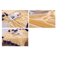 thumbnail image 2 of suaves reversibles lanza una cálida manta de suéter de para el sofá de que Amarillo Soledad Mantas de cubierta de sofá para el hogar, 2 of 9