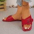 thumbnail image 6 of Viluyesy Slippers for Women Comfortable Non-Slip Open Toe Womens Graceful Footwear Red Size 40, 6 of 10